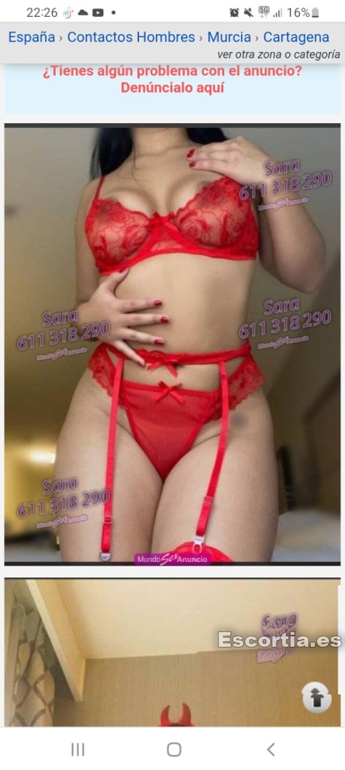 Novedad Sara escort Murcia